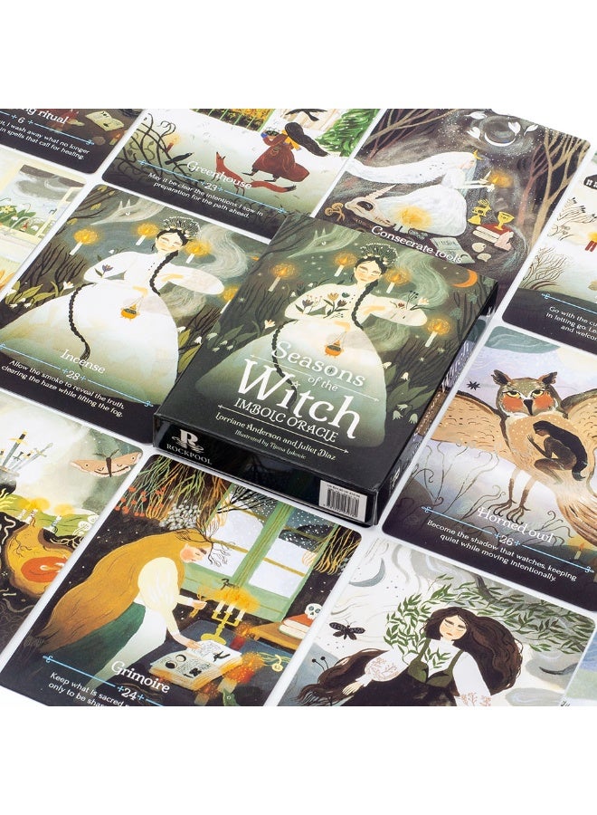 NIBEMINENT The Season of the Witch Ibock Divination Card Deck Game - 44 cards - for spiritual guidance. 10.4 * 7.3 centimeters. - Image 4