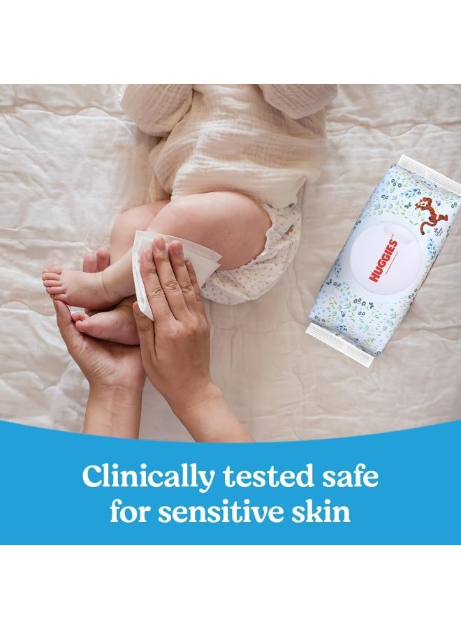 Huggies Natural Care Cucumber, Aloe and Vitamin E Baby Wipes, Hypoallergenic, Scented, 15 Flip-Top Packs (960 Wipes Total), Packaging May Vary - Image 4