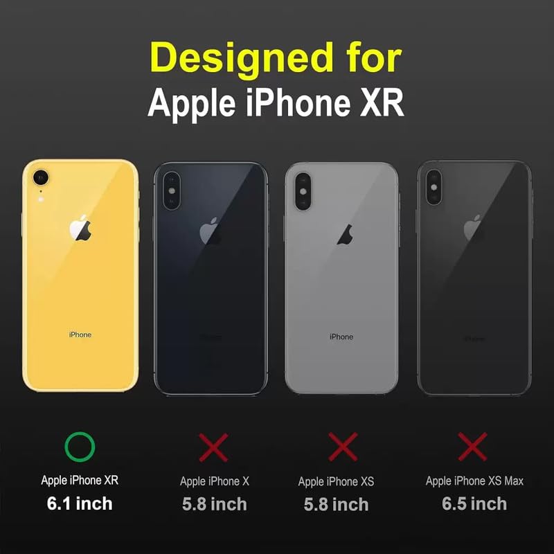ZEROTONE Back Case Cover Compatible for iPhone XR | Pack of 2 Combo Black & Brown Case | Cute Fun Cartoon 3D Ball Coffee Silicone Case | Body Protection | Camera Protection | Shock Proof - Image 2