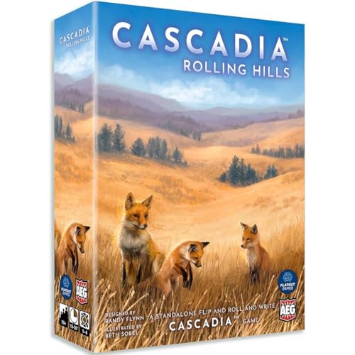 AEG Flatout Games Cascadia Rolling Hills Roll Write Puzzly Dice Game Explore The Pacific Northwest Build Ecosystems Ages 10 14 Players - Image 1