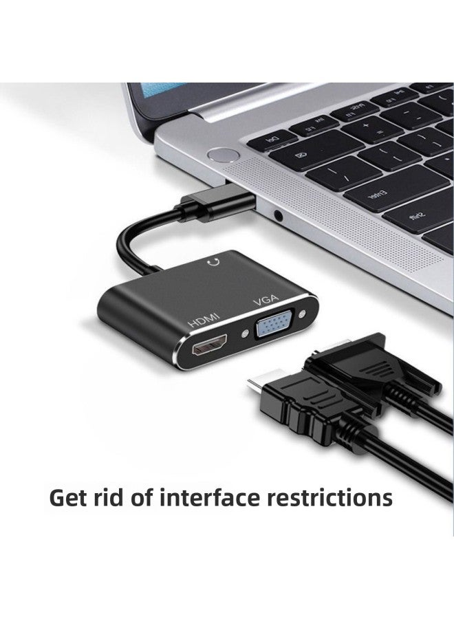 USB3.0 To HDMIVGA 2-in -1 With Audio Drive-free 1080P HD Video On-screen Adapter-Color:USB To HDMI VGA】 - Image 3