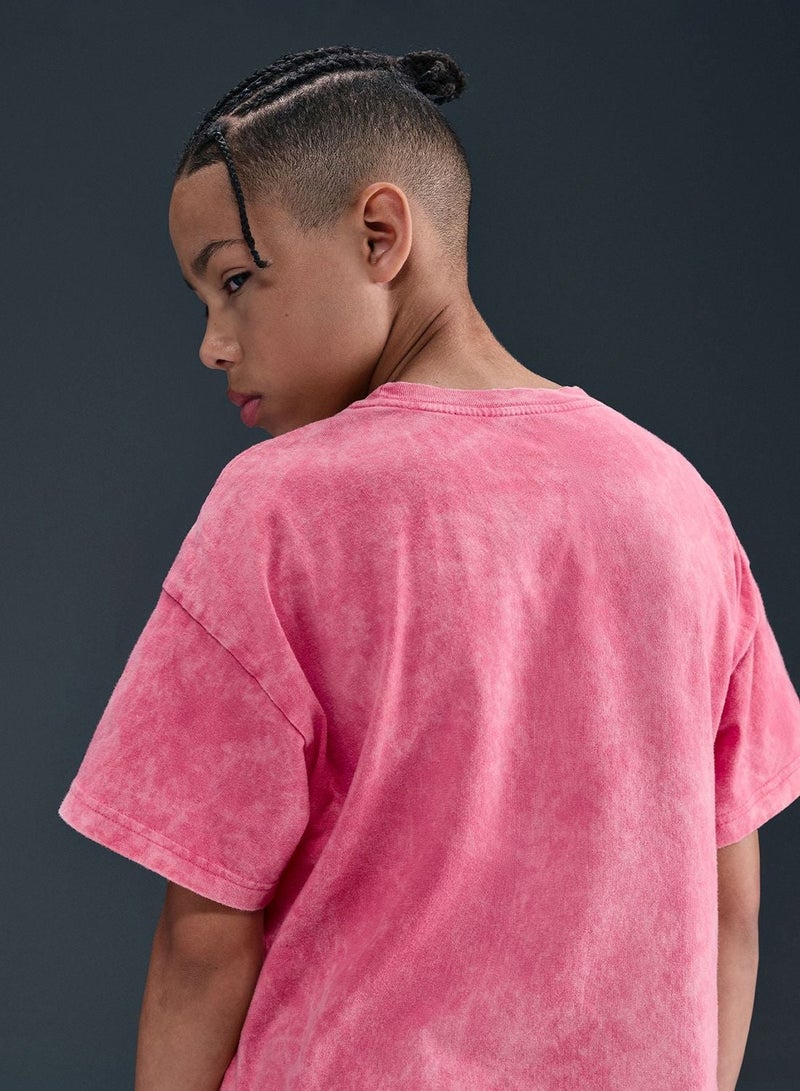 Nike Nsw Club Washed T-Shirt - Image 4