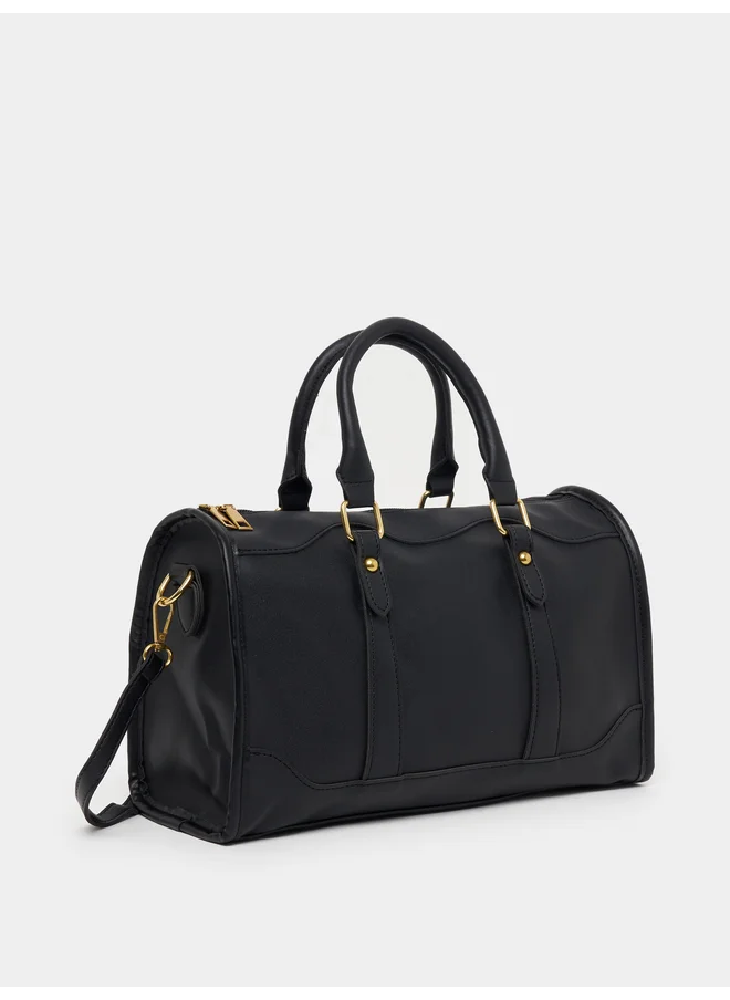 ستايلي Styli Plain Handbag with Detachable Strap