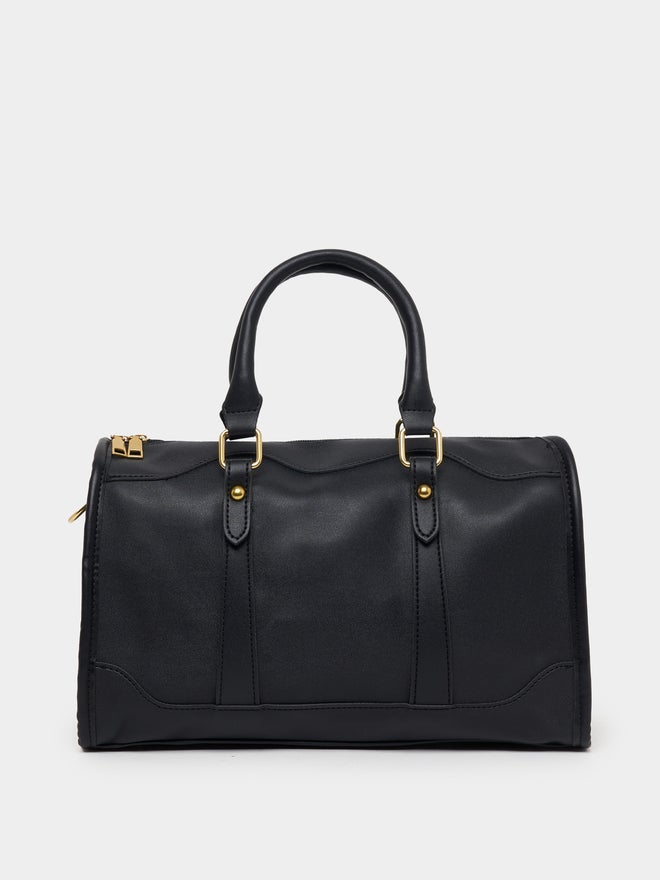 Styli Plain Handbag with Detachable Strap - Image 2