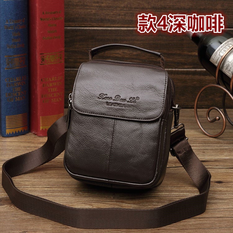 Little Dolly Men'S Mobile Phone Waist Bag 5.5 "Belt Phone Bag 6" Leather Mini Crossbody Shoulder Bag - Image 1