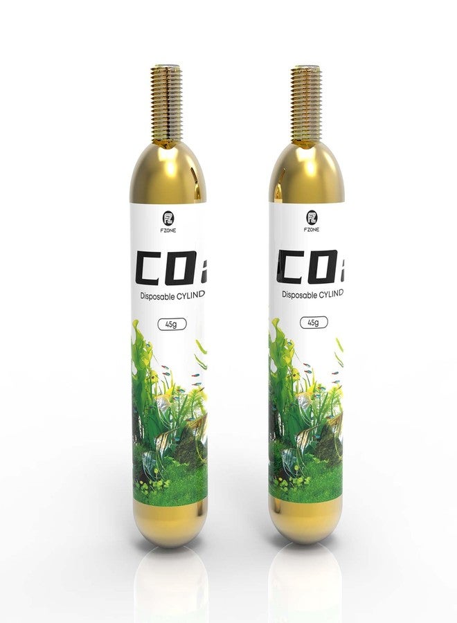 FZONE 45g Disposable CO2 Cartridges with 5/8 Threaded Interfaces (2-Pack) - Image 1