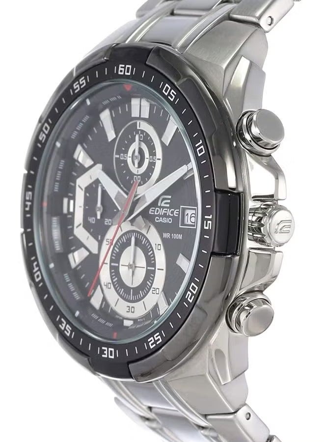 CASIO Men's Edifice Water Resistant Chronograph Watch EFR-539D-1A - 50 mm - Silver - Image 4