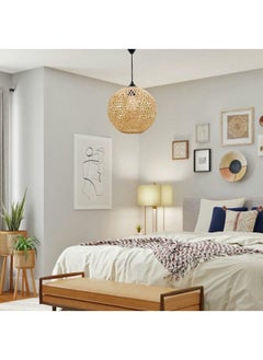 Living Room / Sitting Room Jute Rope Chandelier, Globe Pendant, Ball Chandelier, Pendant, Jute Ball Globe Floor Lamp Head, D