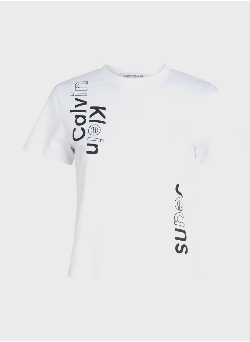 Calvin Klein Jeans Crew Neck Logo T-Shirt