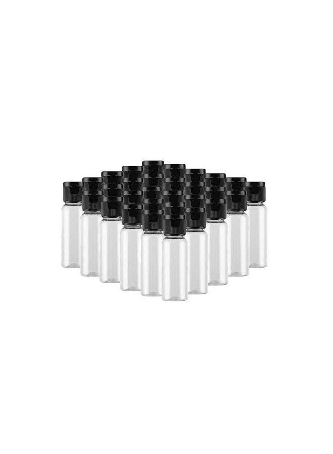 ericotry 24Pcs 20G 20Ml 0.7Oz Clear Empty Plastic Sample Flip Cap Bottle Pot Vial Jar Perfect For Makeup Emollient Water Shower Gel Emulsion Shampoo Liquid Comestic Travel Containers  - Image 1