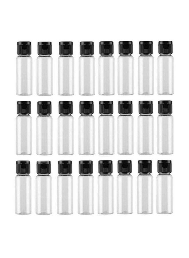 ericotry 24Pcs 20G 20Ml 0.7Oz Clear Empty Plastic Sample Flip Cap Bottle Pot Vial Jar Perfect For Makeup Emollient Water Shower Gel Emulsion Shampoo Liquid Comestic Travel Containers  - Image 3