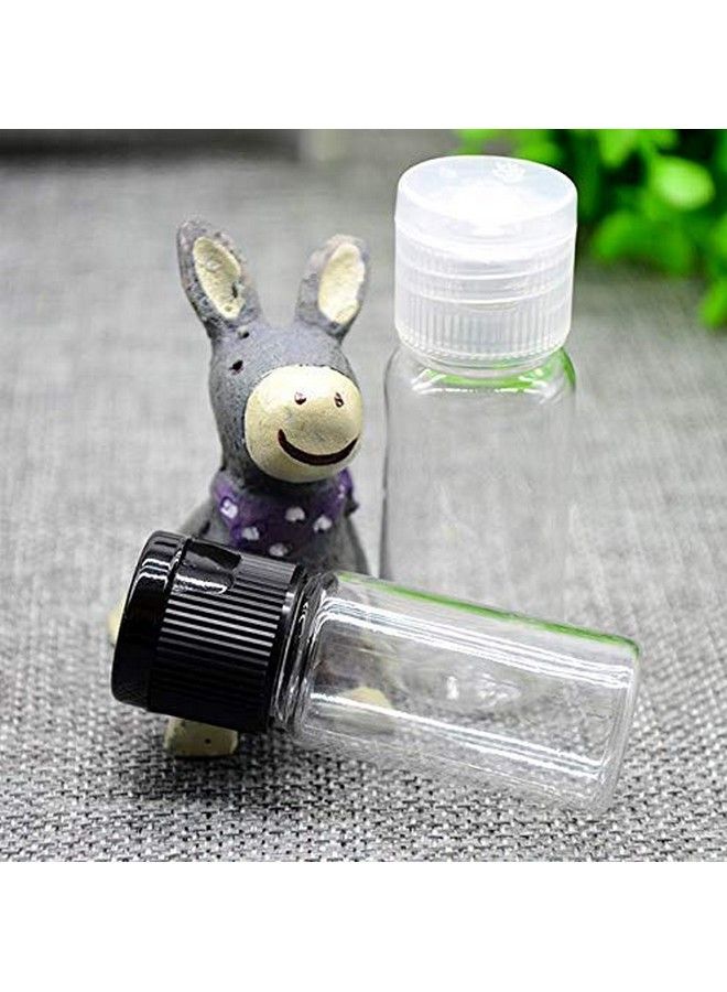 ericotry 24Pcs 20G 20Ml 0.7Oz Clear Empty Plastic Sample Flip Cap Bottle Pot Vial Jar Perfect For Makeup Emollient Water Shower Gel Emulsion Shampoo Liquid Comestic Travel Containers  - Image 4