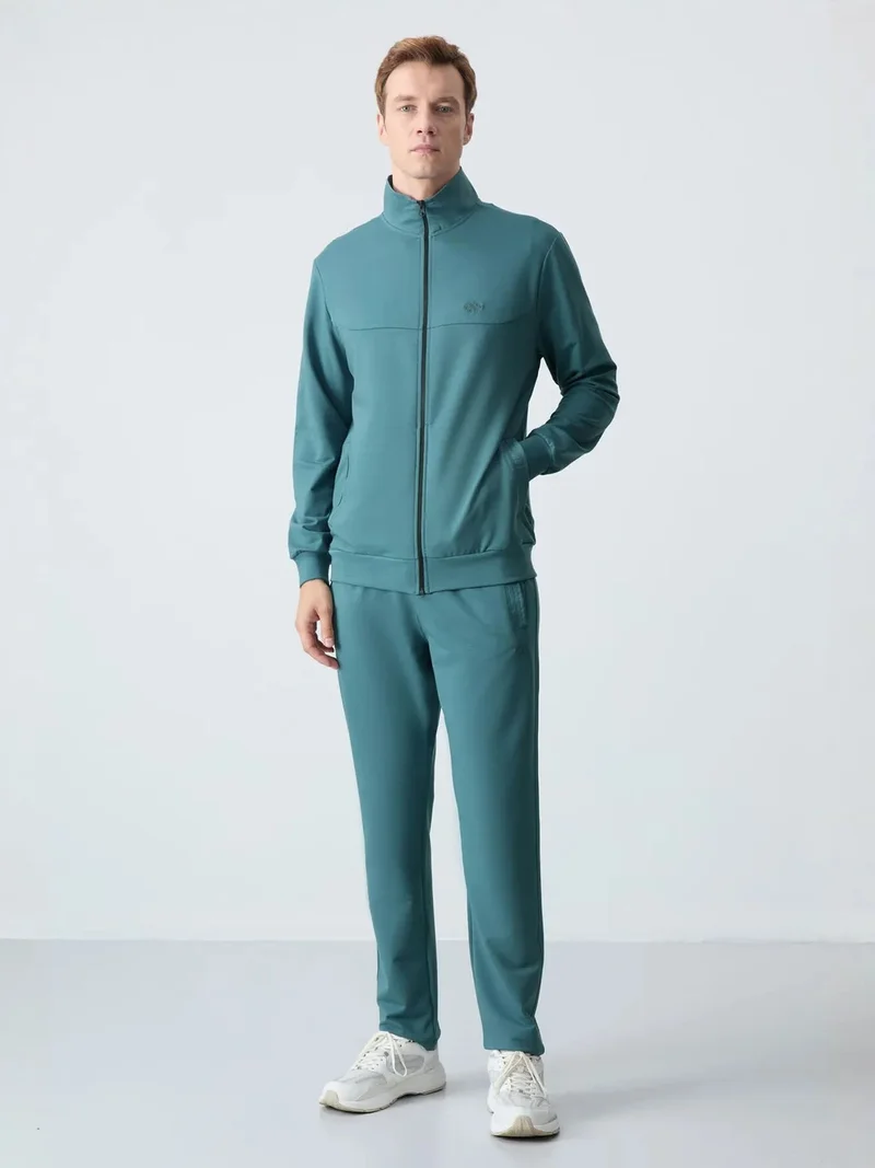 تومي لايف TOMMY Men's Zip-Collar Sweatshirt And Pants Set