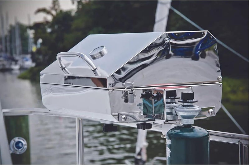 Camco Kuuma 58182 Stow N' Go Grill Rail Mount for Boats - Image 4