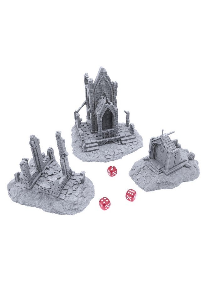 EnderToys Hallowed Mausoleums by Printable Scenery, 3D Printed Tabletop RPG Scenery and Wargame Terrain 28mm Miniatures - Image 2