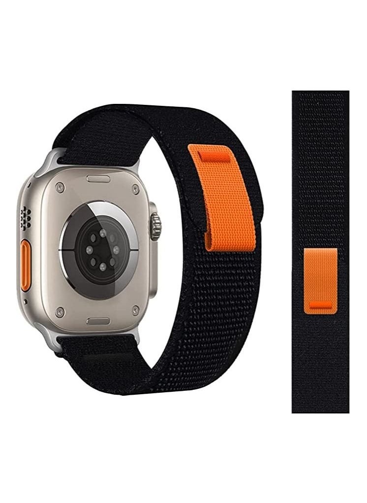 HuHa Trail Loop Watch Band For Apple Watch Ultra 2 49mm | Apple Watch Ultra 49mm / Watch Series 9 | 8 | 7 | 45mm / SE 3 | SE 2 | 6 | SE | 5 | 4 | 44mm / 3 | 2 | 1 | 42mm - Band Strap  - Image 2