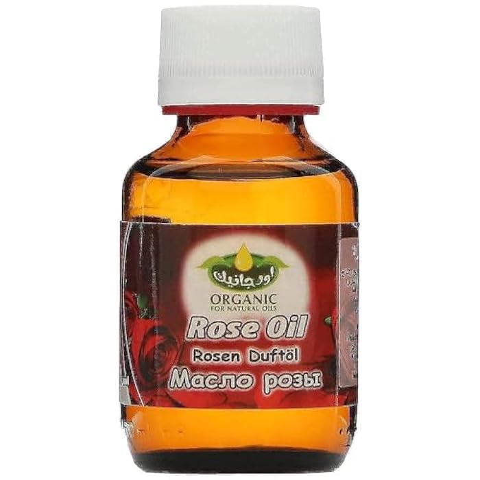 Organic Body Massage Rose Oil, 60 ml