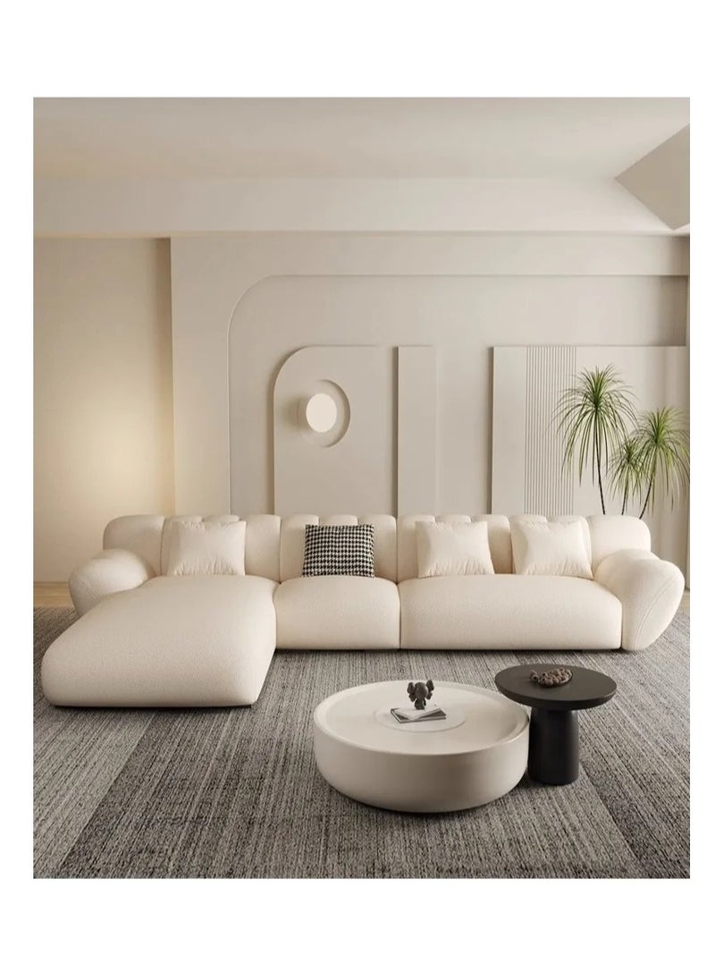 Comfynest Comfynest L Shape Modern Sofa Set With Chair And Ottoman  - Image 3