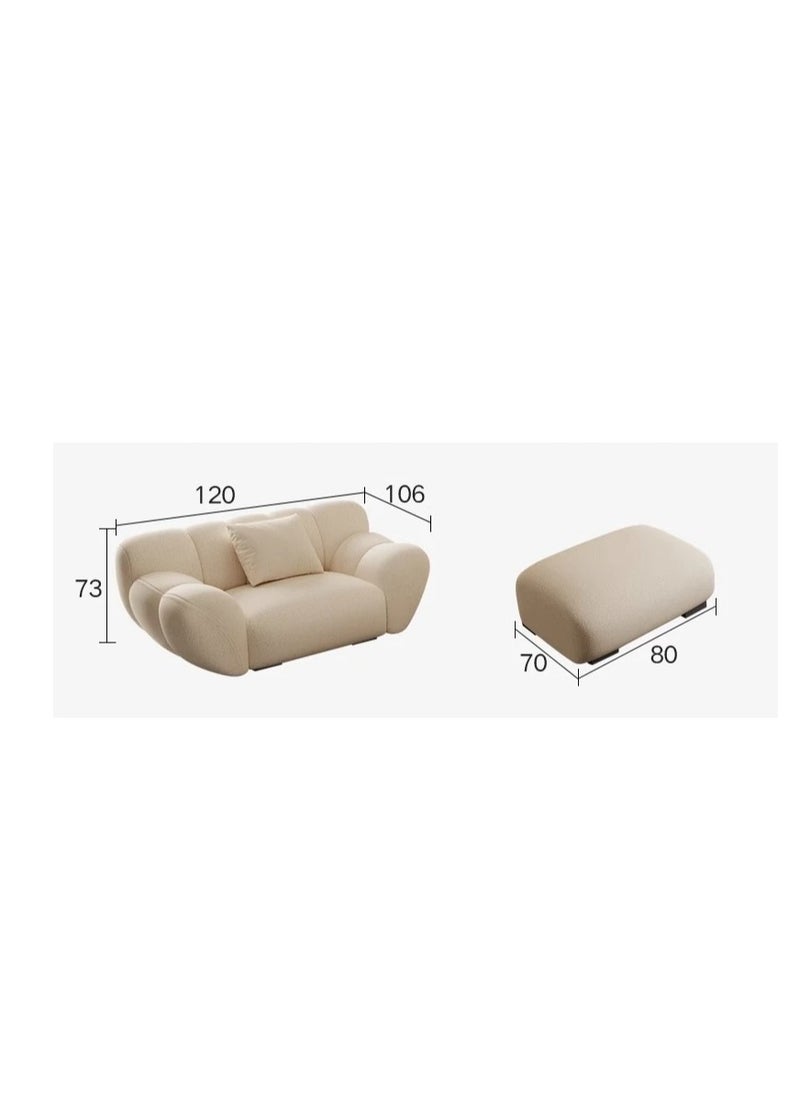Comfynest Comfynest L Shape Modern Sofa Set With Chair And Ottoman  - Image 5
