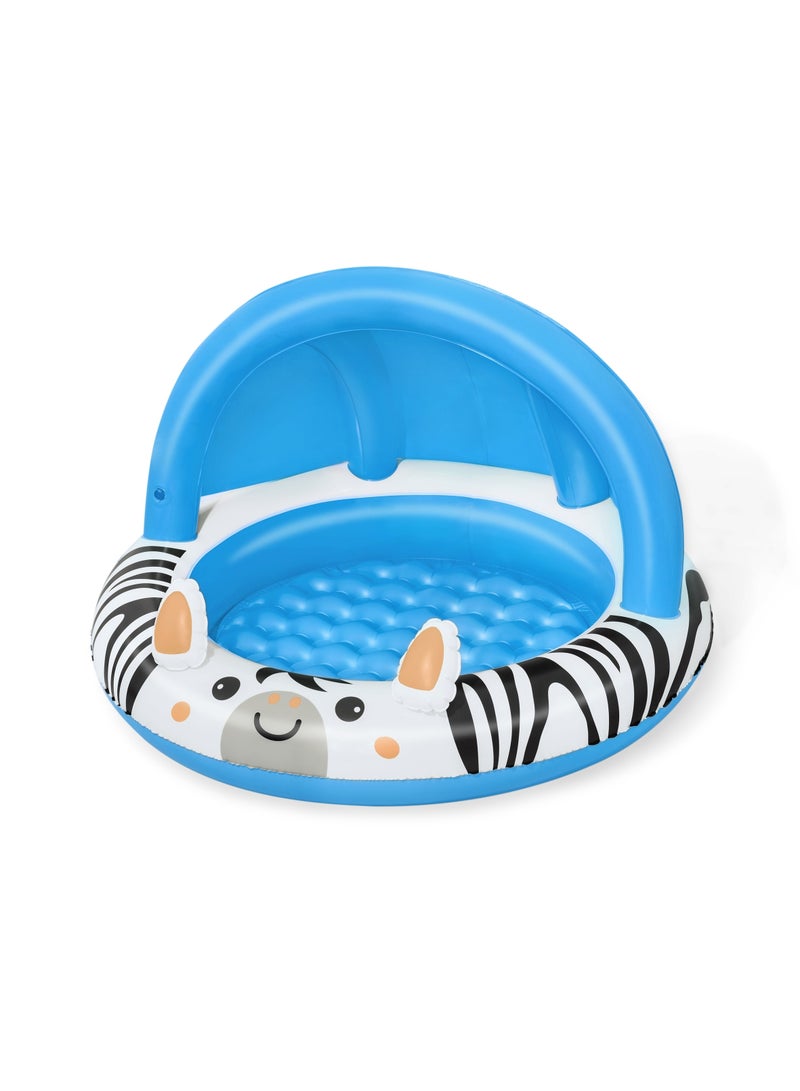 Bestway Uv Care Baby Seat Safari Sun Shaded Baby Pool 97x66cm | Inflatable Pool for Toddlers and Kids - Image 2