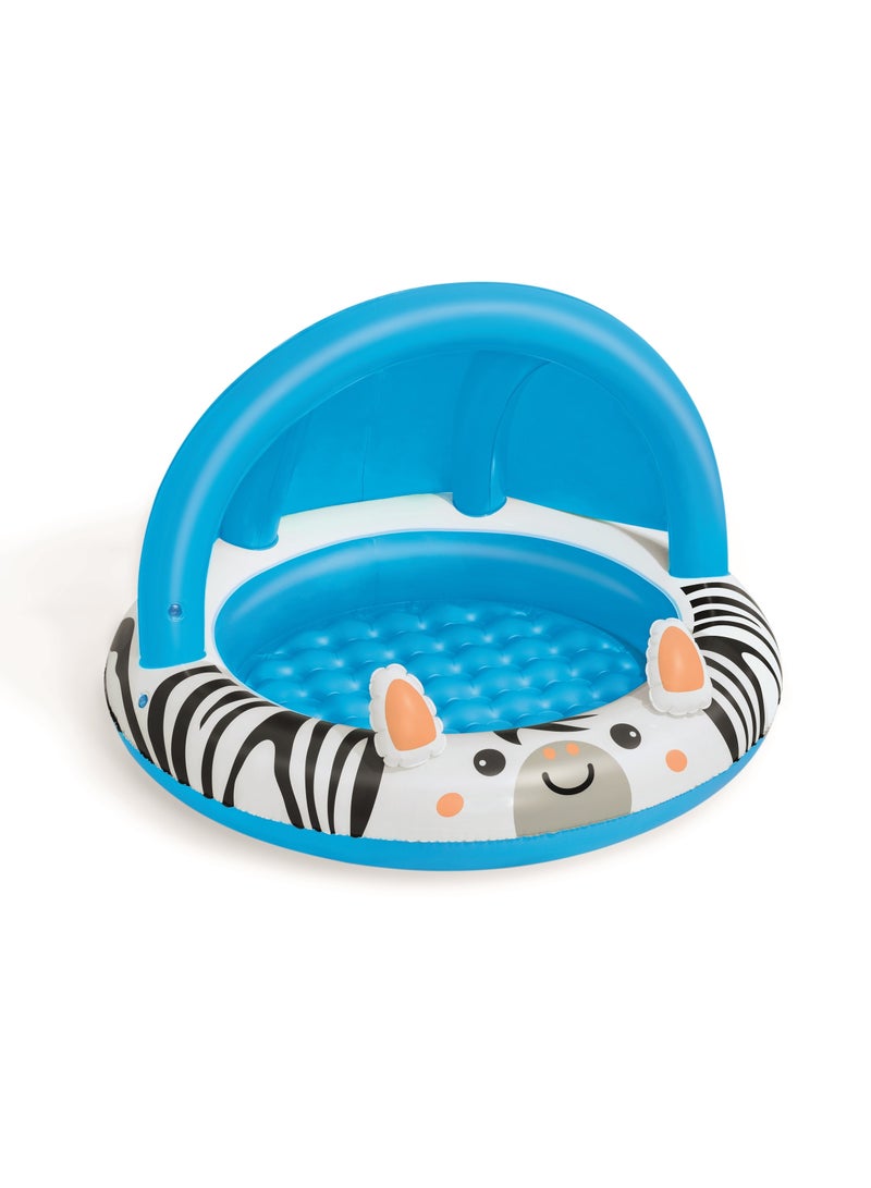 Bestway Uv Care Baby Seat Safari Sun Shaded Baby Pool 97x66cm | Inflatable Pool for Toddlers and Kids - Image 3