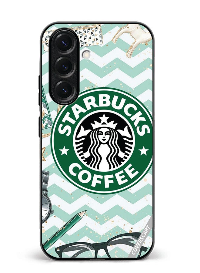 VR CREATIVE Protective Case Cover For Samsung Galaxy S25 Starbucks Coffee Design Multicolour