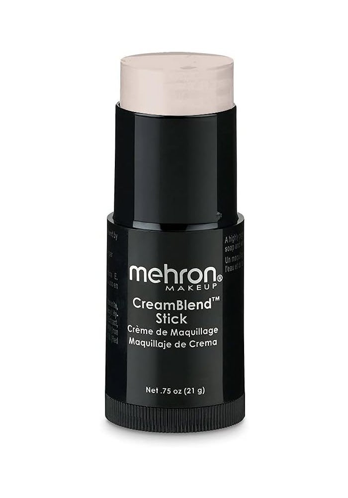 Mehron Makeup CreamBlend Stick - Professional Face Paint, Body Paint, & Foundation Cream Makeup (Butterfly Ivory) - 0.75 oz (21 g) - Image 1