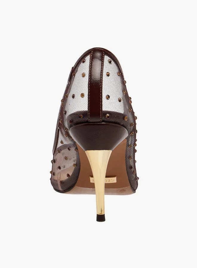 Celeste BROWN Women Stiletto Heel Pumps for Women | Best Price UAE