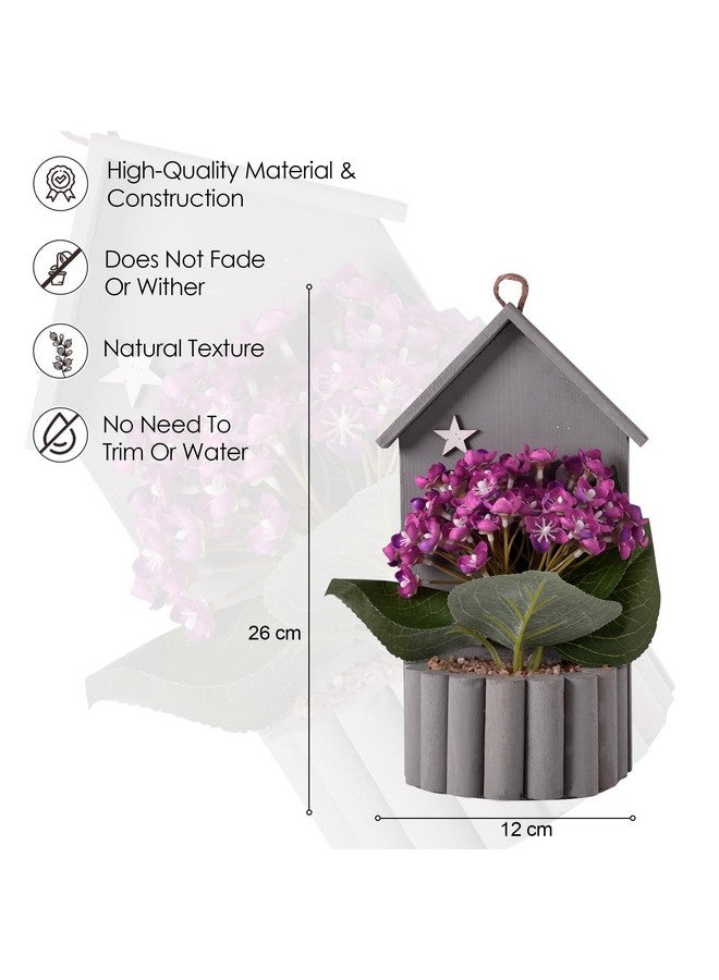 هومستيك نبات اصطناعي | نباتات لديكور المكاتب | وعاء زهور صناعية للديكور | زهور صناعية للديكور | نباتات ذات مظهر طبيعي | 63 رأس زهرة الربيع | متعدد الألوان - Image 2