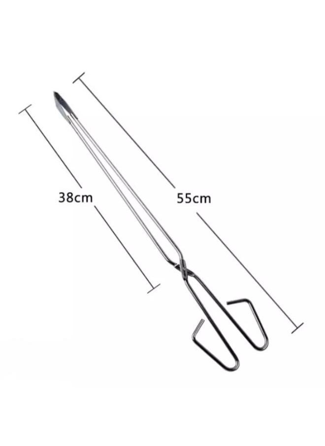 Generic 55cm Stainless Steel Colored Trash Pickup Fire Pit Carbon Extended Galvanized Clip Hand Tool Object  - Image 2
