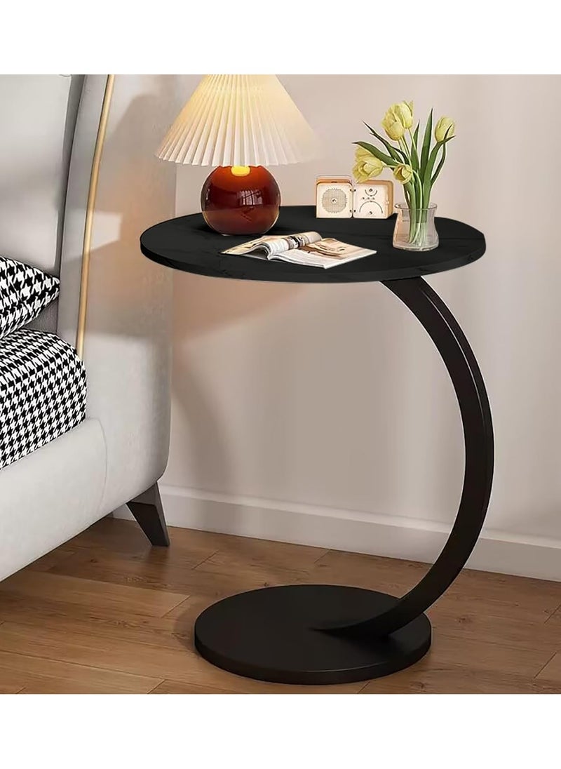 DubaiGallery - Sofa Side Table, Wrought-Iron Double Bed Side Table/Afternoon Tea Table,  Table top - Image 1