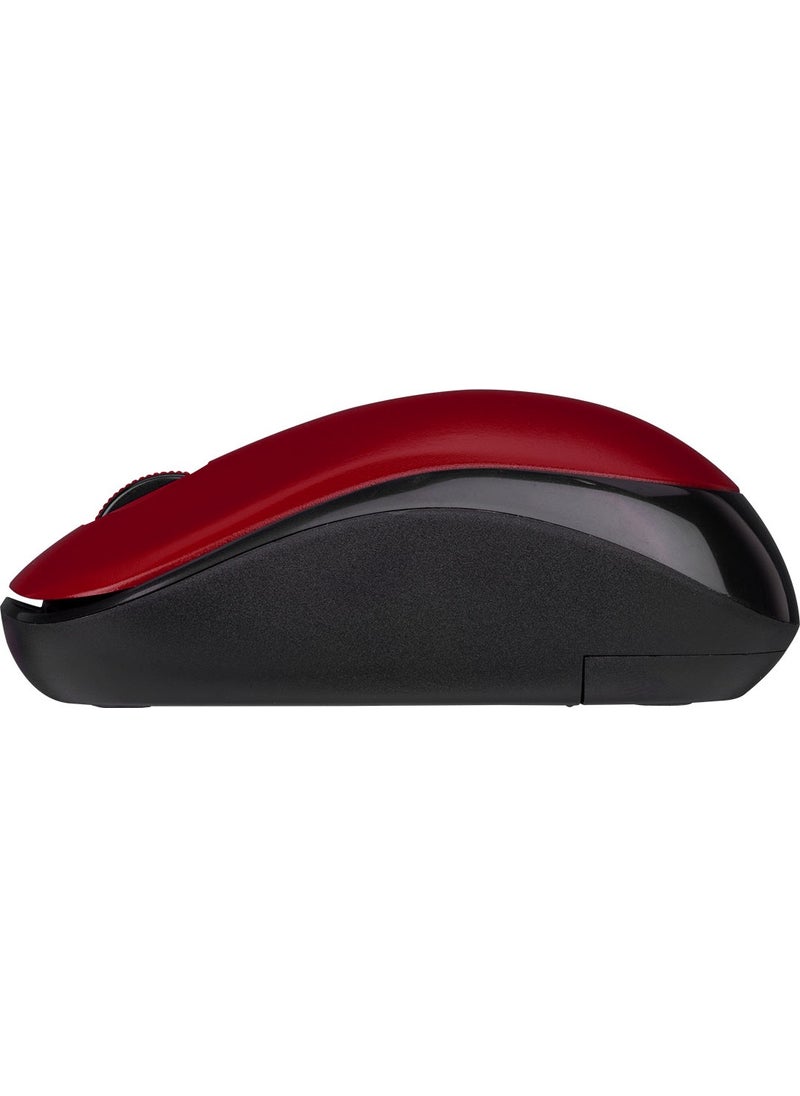 Everest SM-833 Usb Black/Red 1200dpi Optical Wireless Mouse  - Image 2