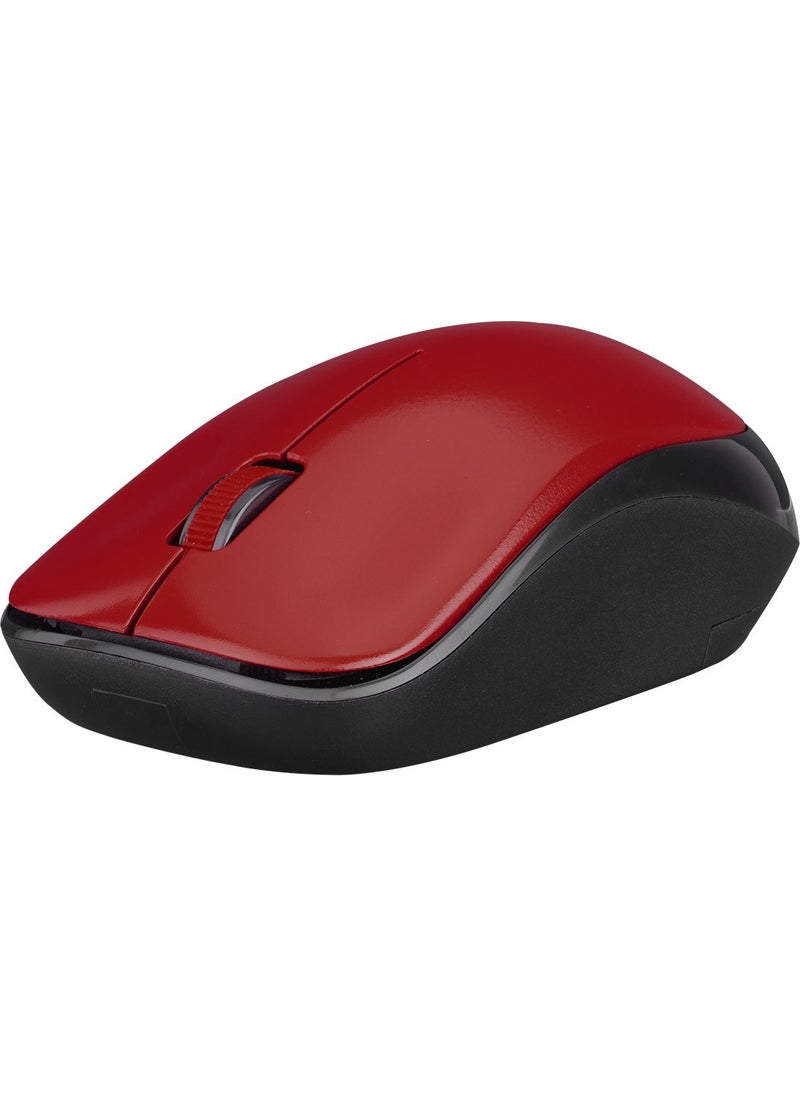 Everest SM-833 Usb Black/Red 1200dpi Optical Wireless Mouse  - Image 5