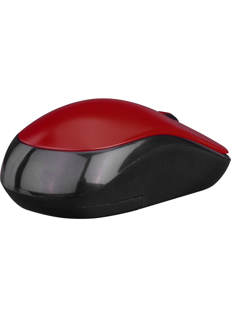 Everest SM-833 Usb Black/Red 1200dpi Optical Wireless Mouse  - Image 3