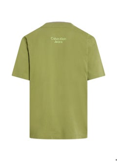 Men's Oversized Monogram T-Shirt - Cotton, Green - pzsku/ZE7EE9F27CED899FAC45CZ/45/_/1728377855/3aad7469-3698-422a-a322-c5bb77572101