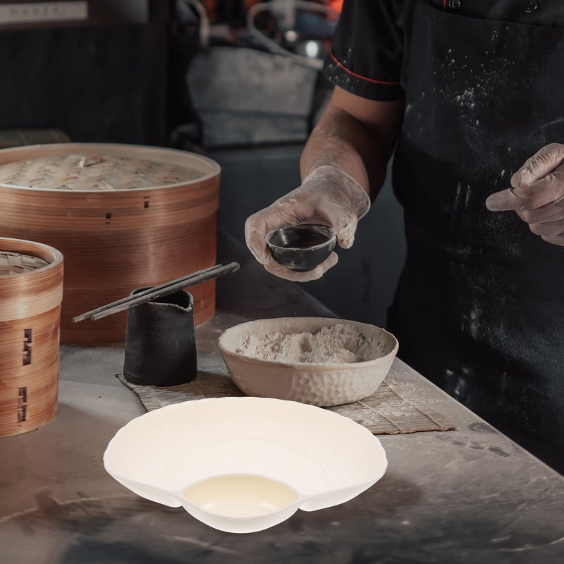 🍳 صينية تقديم الزلابية متعددة الوظائف مع فواصل لأطباق السوشي للاستخدام المنزلي والحفلات - Image 3