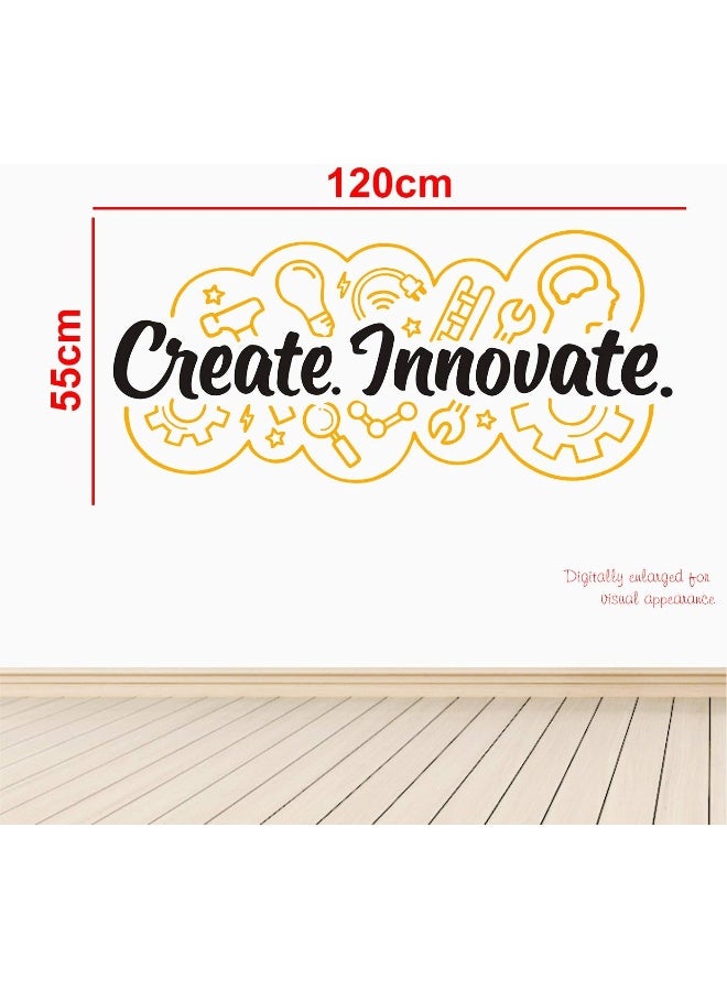 StickMe 'Create - Innovate - Office - Inspirational - Motivational - Quotes - Wall Sticker' - Image 3