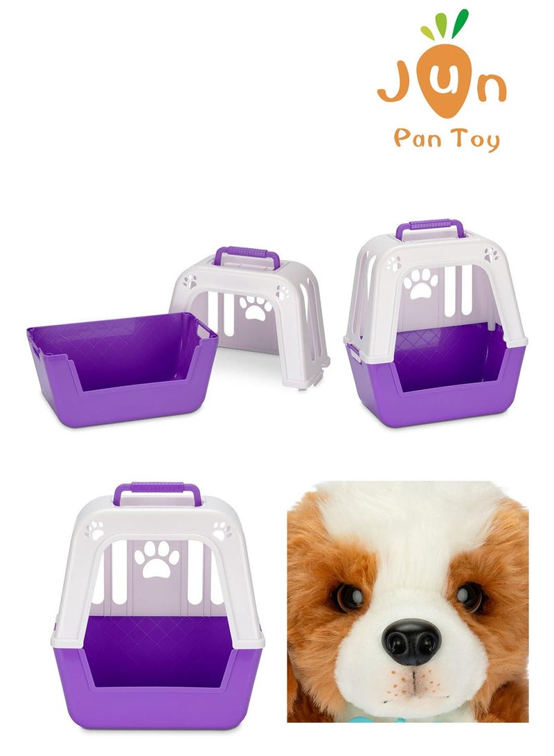 موس أصلي Little Live Pets Moose Toys Patches جرو تفاعلي لعبة حيوان أليف 60 Plus أصوات حركات إطعام إكسسوارات هدية أطفال عمر 4 سنوات فأكثر F0172-8 - Image 4