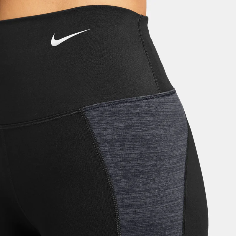 Nike black and grey Women's One Dri-Fit 7/8 Training Leggings for Women | Best Price UAE