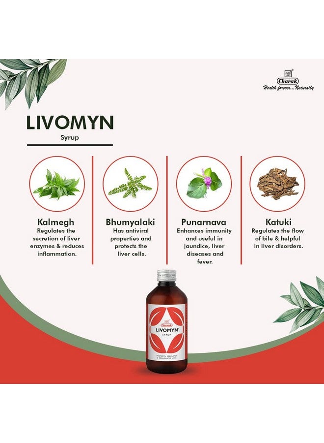 Charak شراب ليفومين من تشارك فارما لحماية الكبد وإزالة السموم | تركيبة أيورفيدا للرجال والنساء - 100 مل (عبوة من 1) - Image 3