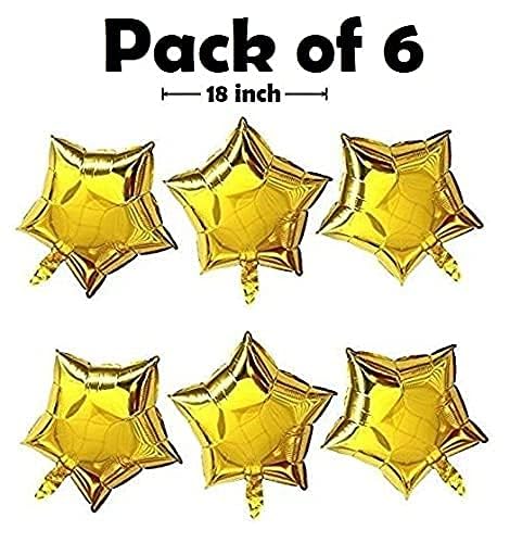 HK balloons Polka balloons Birthday Decorations Set for boys girls - Colorful Happy Birthday Letters Banner,6 pcs Multicolor Mylar Foil Star,21pcs Colorful Latex Balloons,Balloon Pump Pack of 40 - Image 4