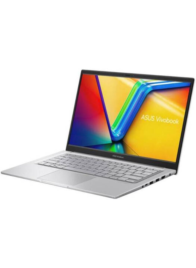 ASUS Vivobook X1404V Laptop, 14" FHD Display, Intel Core 5 120U Processor, 8 GB DDR4 RAM, 512 GB SSD, Intel Graphics, English Uk Keyboard, Windows 11 Home, Cool Silver English COOL SILVER - Image 4