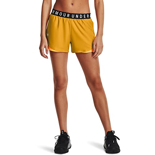 Under Armour Womens Play Up 3.0 Shorts, Cruise Gold (588)/Retro Pink, X-Large - Image 1