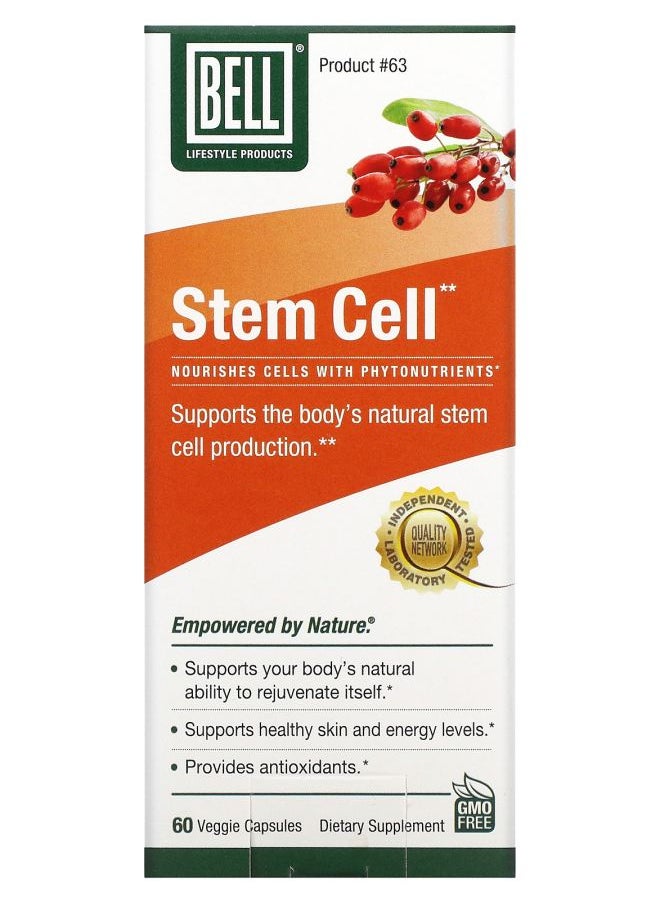 Bell Lifestyle Stem Cell 60 Veggie Capsules 