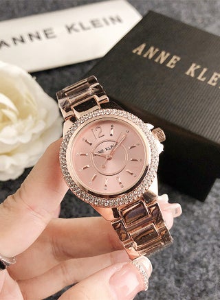 ANNE KLEIN Women's Classic Cubic Zirconia Fashion Quartz Watch with Rose Gold Stainless Steel Strap Gift 33mm - pzsku/ZE7EF534ECBDA21D43307Z/45/_/1728565125/abb69569-f333-4f96-a47d-276b200ef8cc