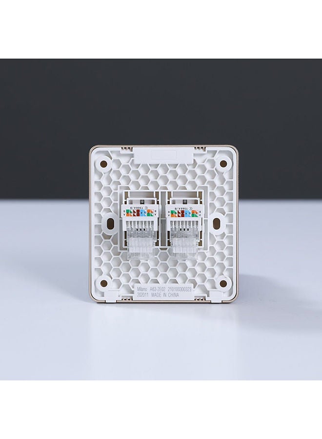 DANUBE HOME Danube Home - Milano Dual Computer Socket Cat6 Gd Ps - Image 4