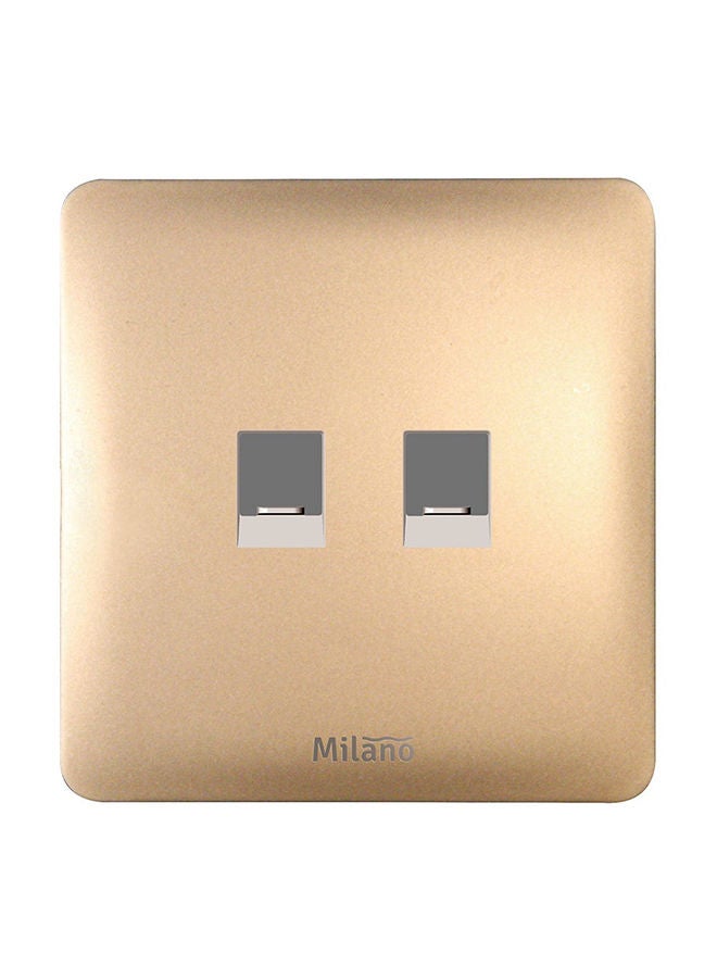 DANUBE HOME Danube Home - Milano Dual Computer Socket Cat6 Gd Ps - Image 2