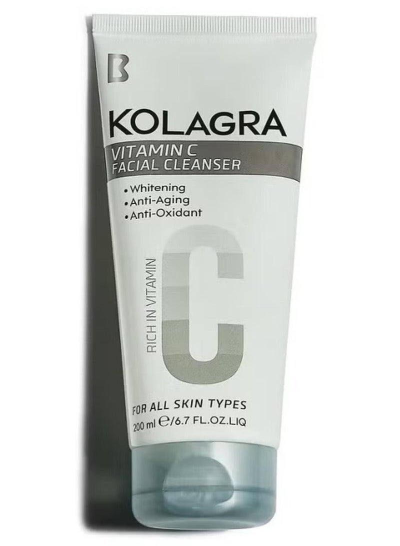 Kolagra Vitamin C Facial Cleanser 200ml - Image 1