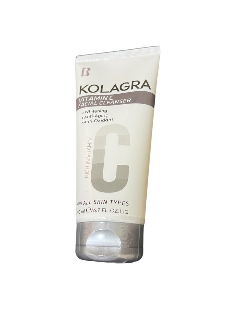 Kolagra Vitamin C Facial Cleanser 200ml - pzsku/ZE7EF62E90CCA71542DB4Z/45/_/1729015582/6a7e5fd5-cc1f-461e-9af8-90c7ecf8070b
