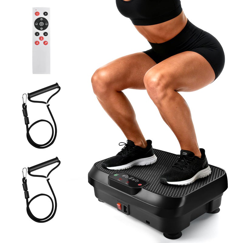 Elefor Vibration Plate Exercise Machine for Lymphatic Drainage Weight Loss,Whole Body Workout Vibration Fitness Platform,Mini Shake Plate,Sport Gym Fitness Equipment - Image 1